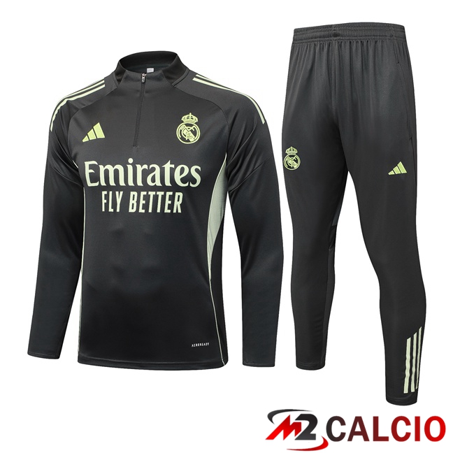 Insieme Tuta Calcio Real Madrid Grigio 2025/2026