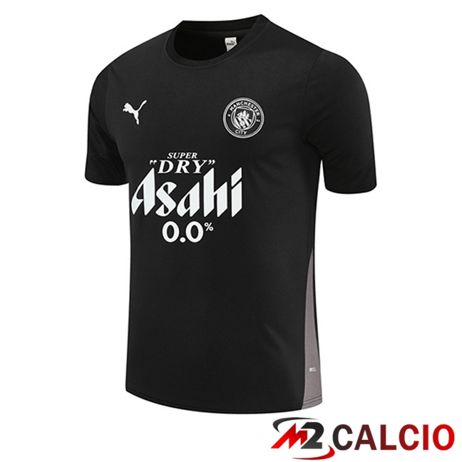 T Shirt Allenamento Manchester United Nero 2025/2026  T Shirt Allenamento Manchester United Nero 2025/2026