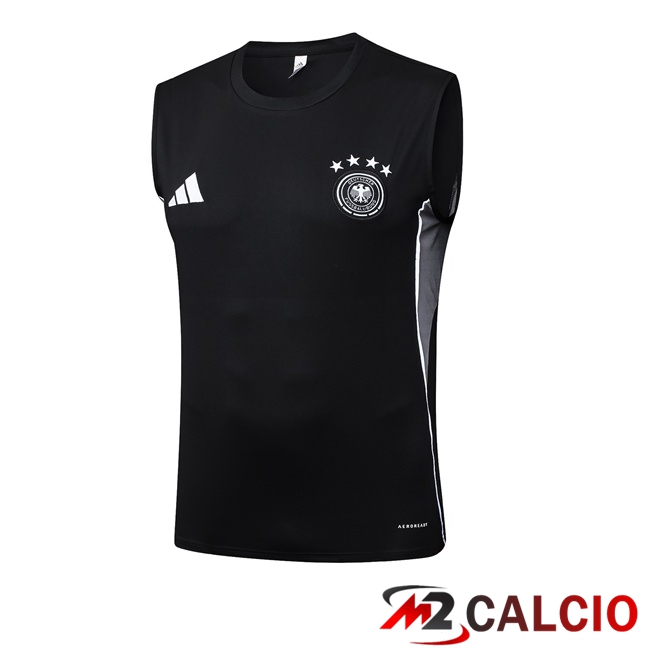 Canotta Allenamento Germania Nero 2025/2026  Canotta Allenamento Germania Nero 2025/2026