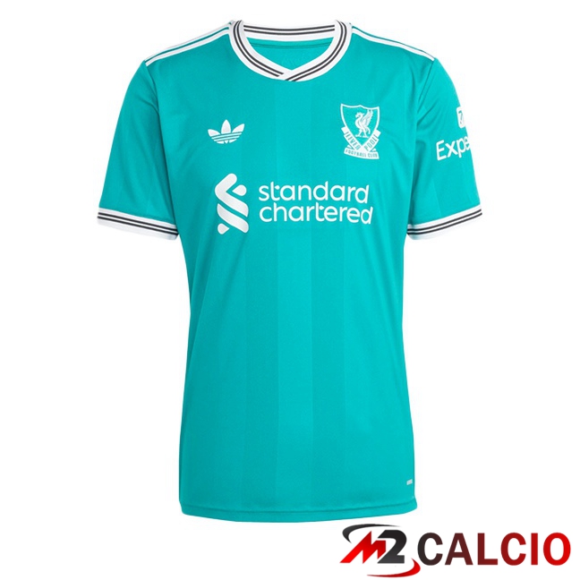 Maglie Calcio FC Liverpool Terza Verde 2025/2026  Maglie Calcio FC Liverpool Terza Verde 2025/2026