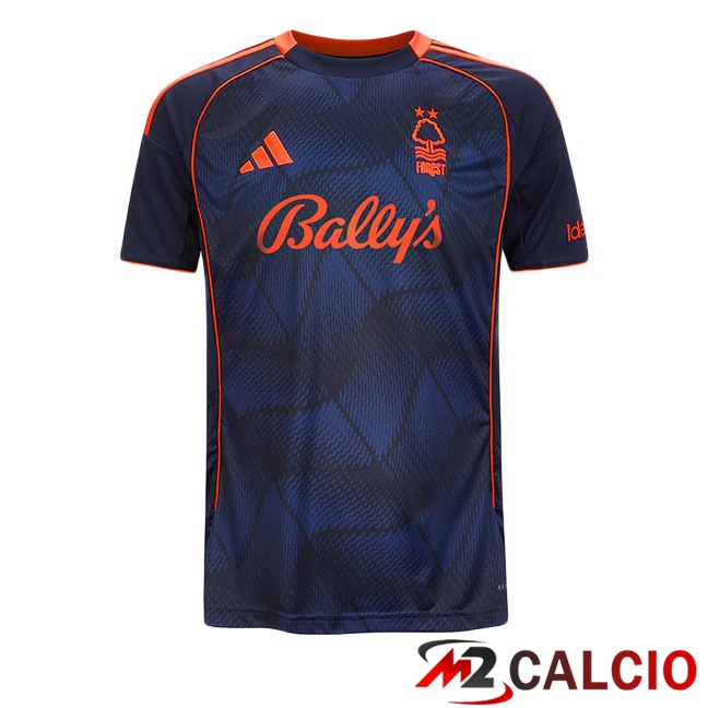 Maglie Calcio Nottingham Forest Terza Nero 2025/2026  Maglie Calcio Nottingham Forest Terza Nero 2025/2026