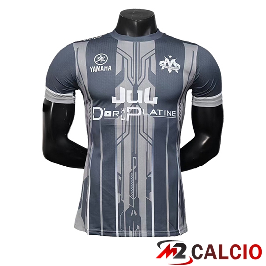 Maglie Calcio Marsiglia OM Edizione Speciale Grigio 2025/2026  Maglie Calcio Marsiglia OM Edizione Speciale Grigio 2025/2026