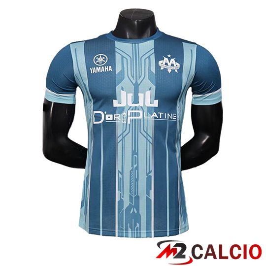 Maglie Calcio Marsiglia OM Edizione Speciale Azzurro 2025/2026  Maglie Calcio Marsiglia OM Edizione Speciale Azzurro 2025/2026