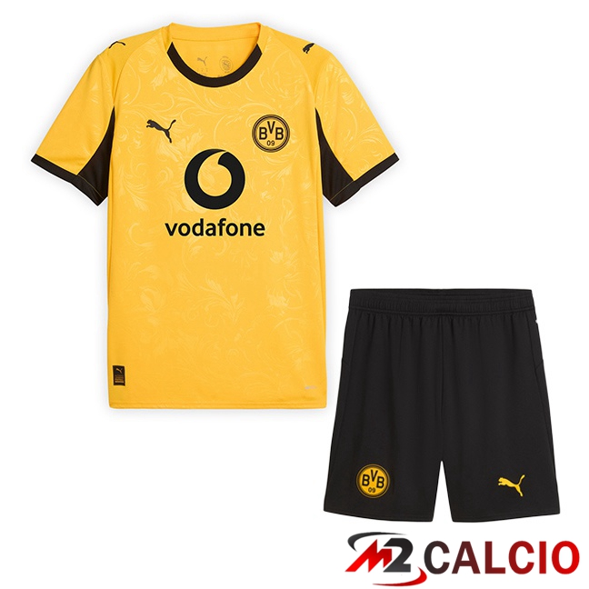 Maglie Calcio Dortmund BVB Bambino CUP Giallo 2025/2026  Maglie Calcio Dortmund BVB Bambino CUP Giallo 2025/2026
