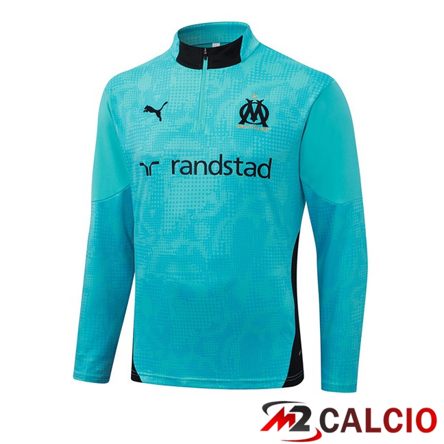Felpa Allenamento Marsiglia OM Blu 2025/2026  Felpa Allenamento Marsiglia OM Blu 2025/2026
