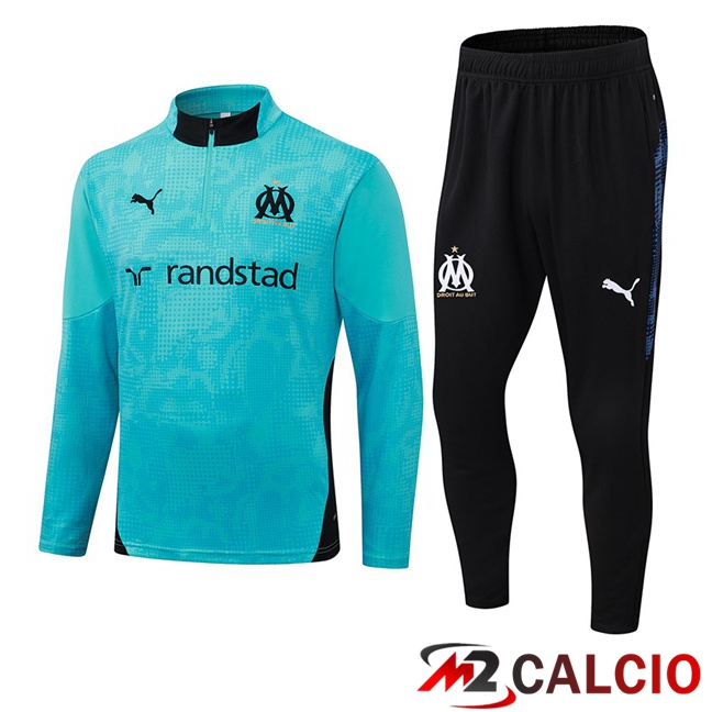 Insieme Tuta Calcio Marsiglia OM Blu 2025/2026