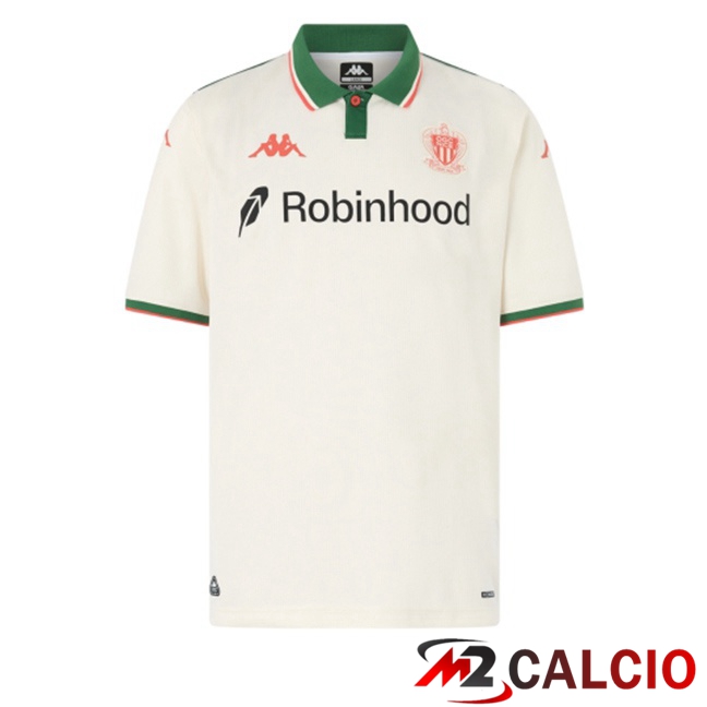 Maglie Calcio OGC Nice Seconda Bianco 2025/2026  Maglie Calcio OGC Nice Seconda Bianco 2025/2026