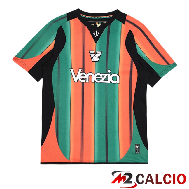 Maglie Calcio Venise FC Terza Verde Arancia 2025/2026  Maglie Calcio Venise FC Terza Verde Arancia 2025/2026
