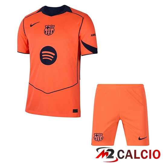 Maglie Calcio Barcellona Bambino Terza 2025/2026