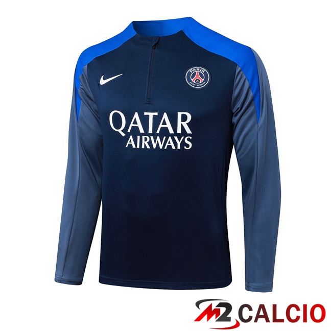 Felpa Allenamento Paris PSG Blu Reale 2025/2026
