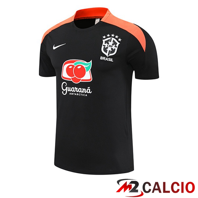 T Shirt Allenamento Brasile Nero 2025/2026  T Shirt Allenamento Brasile Nero 2025/2026