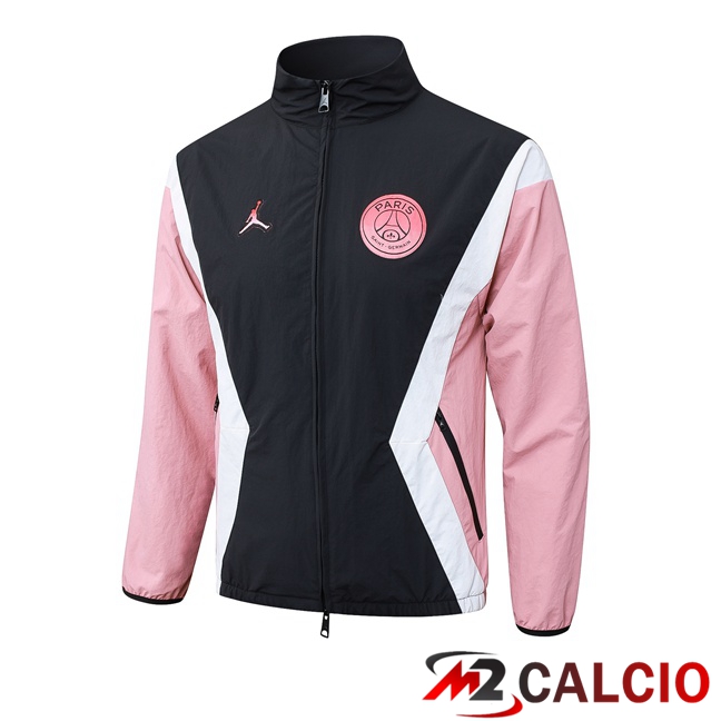 Giacca Calcio Jordan Paris PSG Nero Rosa 2025/2026  Giacca Calcio Jordan Paris PSG Nero Rosa 2025/2026