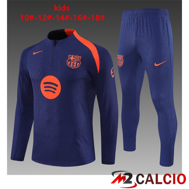 Insieme Tuta Calcio FC Barcellona Bambino Blu Reale 2025/2026  Insieme Tuta Calcio FC Barcellona Bambino Blu Reale 2025/2026