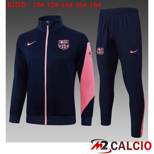 Insieme Tuta Calcio - Giacca FC Barcellona Bambino Blu Reale 2025/2026  Insieme Tuta Calcio - Giacca FC Barcellona Bambino Blu Reale 2025/2026