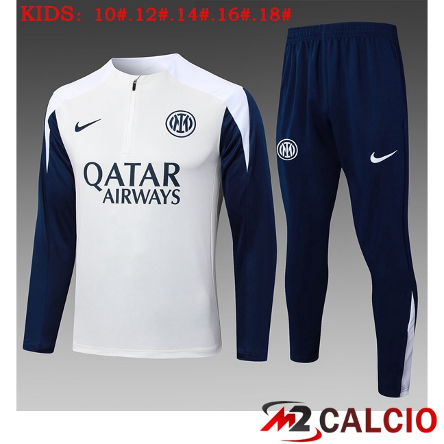 Insieme Tuta Calcio Paris PSG Bambino Bianco 2025/2026  Insieme Tuta Calcio Paris PSG Bambino Bianco 2025/2026