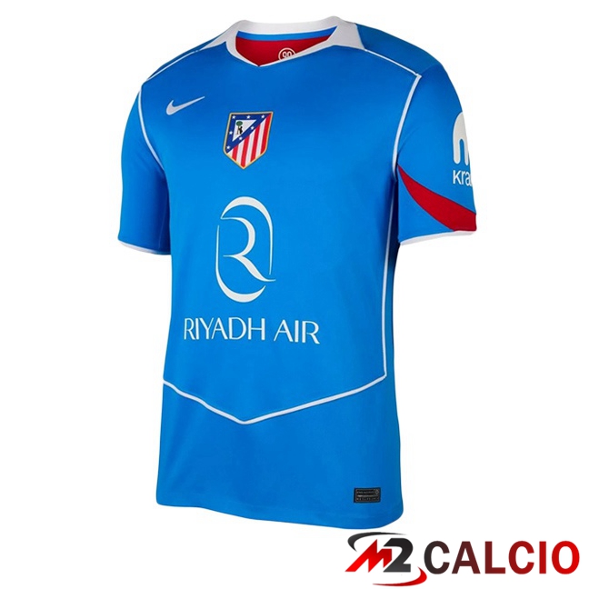 Maglie Calcio Atletico Madrid Terza Blu 2025/2026  Maglie Calcio Atletico Madrid Terza Blu 2025/2026