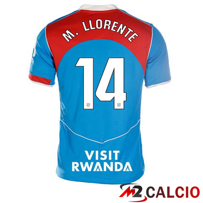 Maglie Calcio Atletico Madrid (M. LLORENTE 14) Terza Blu 2025/2026