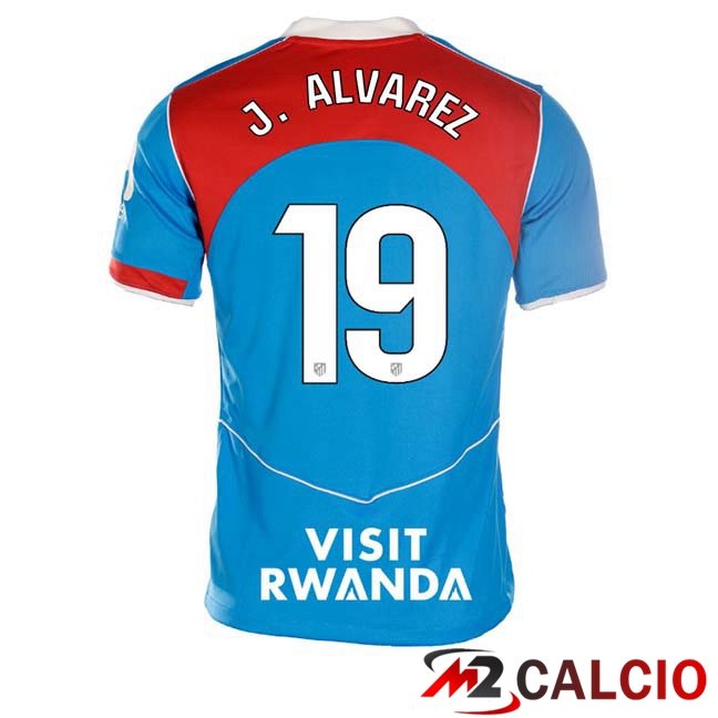 Maglie Calcio Atletico Madrid (J. ALVAREZ 19) Terza Blu 2025/2026