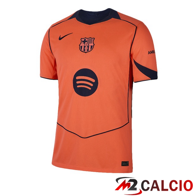 Maglie Calcio FC Barcellona Terza Rosso 2025/2026