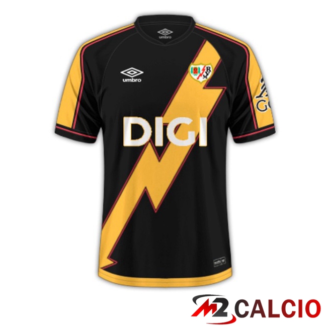 Maglie Calcio Rayo Vallecano Terza Nero Giallo 2025/2026