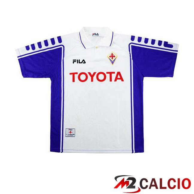 Maglie Calcio ACF Fiorentina Retro Seconda Bianco 1999-2000  Maglie Calcio ACF Fiorentina Retro Seconda Bianco 1999-2000