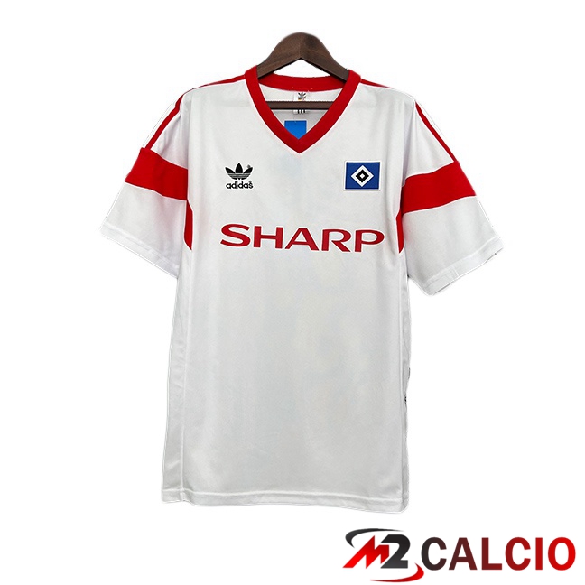 Maglie Calcio Hamburger SV Retro Prima Bianco 1988-1989