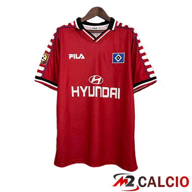 Maglie Calcio Hamburger SV Retro Terza Rosso 2000-2001