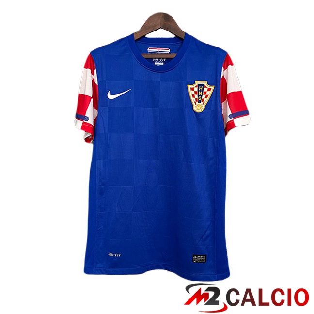 Maglie Calcio Croazia Retro Seconda Blu 2010  Maglie Calcio Croazia Retro Seconda Blu 2010