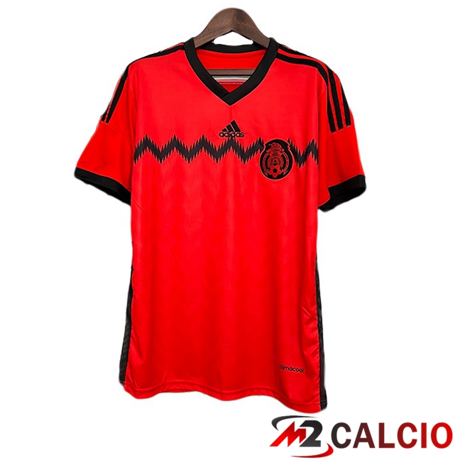 Maglie Calcio Messico Retro Seconda Rosso 2014  Maglie Calcio Messico Retro Seconda Rosso 2014