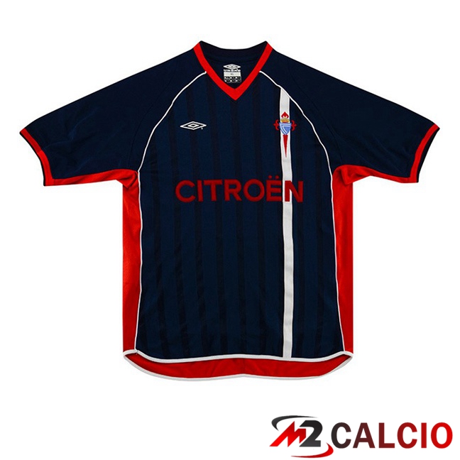 Maglie Calcio Celta Vigo Retro Terza Nero 2001-2003  Maglie Calcio Celta Vigo Retro Terza Nero 2001-2003