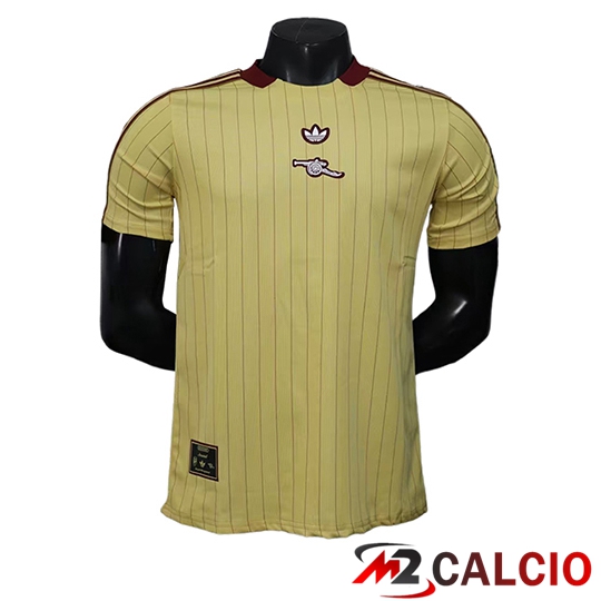 Maglie Calcio Arsenal Special Edition Giallo 2025/2026  Maglie Calcio Arsenal Special Edition Giallo 2025/2026