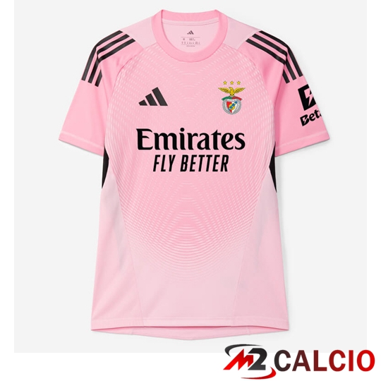 Maglie Calcio Benfica Portiere Rosa 2025/2026  Maglie Calcio Benfica Portiere Rosa 2025/2026