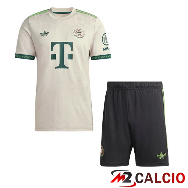Maglie Calcio Bayern Monaco Bambino Edizione Speciale Grigio 2025/2026  Maglie Calcio Bayern Monaco Bambino Edizione Speciale Grigio 2025/2026