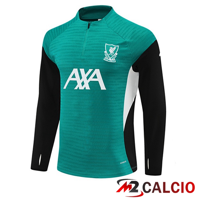 Felpa Allenamento FC Liverpool Verde 2025/2026  Felpa Allenamento FC Liverpool Verde 2025/2026