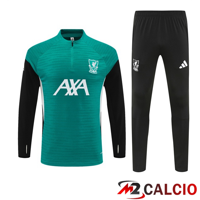 Insieme Tuta Calcio FC Liverpool Verde 2025/2026  Insieme Tuta Calcio FC Liverpool Verde 2025/2026