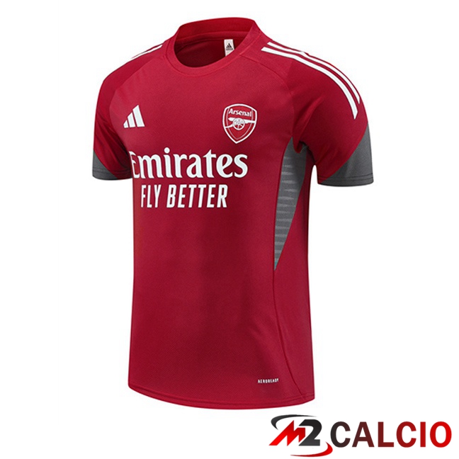 T Shirt Allenamento Arsenal Rosso 2025/2026  T Shirt Allenamento Arsenal Rosso 2025/2026