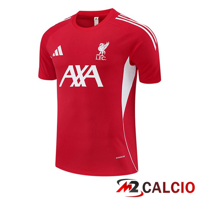 T Shirt Allenamento FC Liverpool Rosso 2025/2026  T Shirt Allenamento FC Liverpool Rosso 2025/2026
