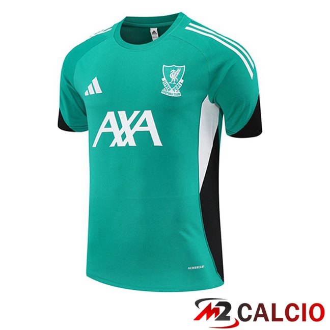 T Shirt Allenamento FC Liverpool Verde 2025/2026  T Shirt Allenamento FC Liverpool Verde 2025/2026