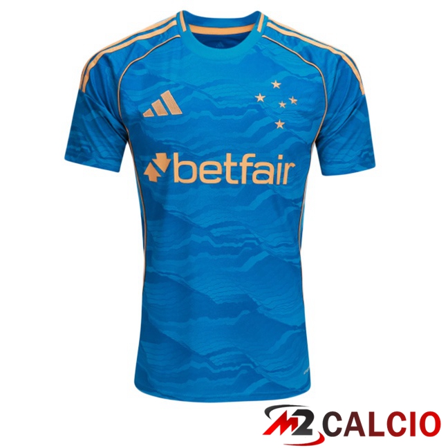 Maglie Calcio Cruzeiro EC Terza Blu 2025/2026  Maglie Calcio Cruzeiro EC Terza Blu 2025/2026