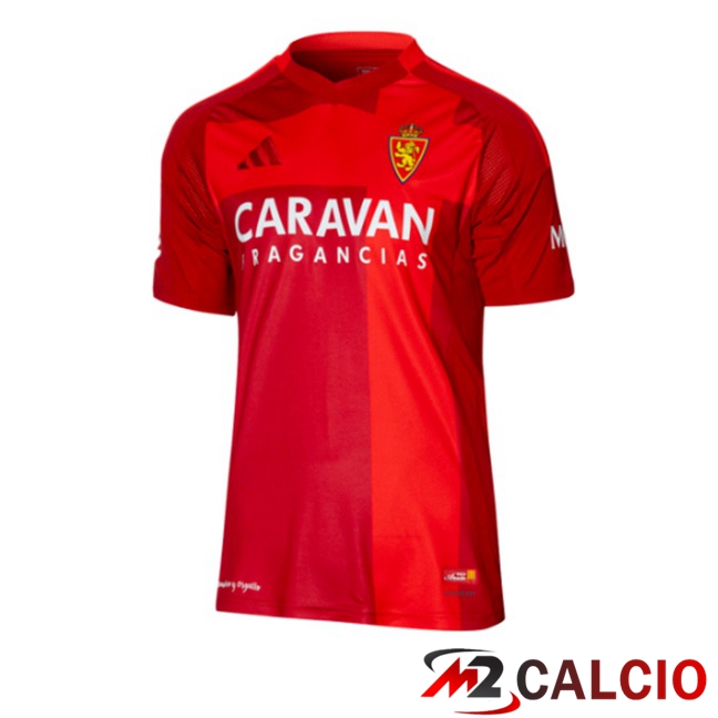 Maglie Calcio Real Zaragoza Terza Rosso 2025/2026  Maglie Calcio Real Zaragoza Terza Rosso 2025/2026