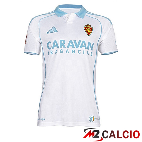 Maglie Calcio Real Zaragoza Prima 2025/2026  Maglie Calcio Real Zaragoza Prima 2025/2026