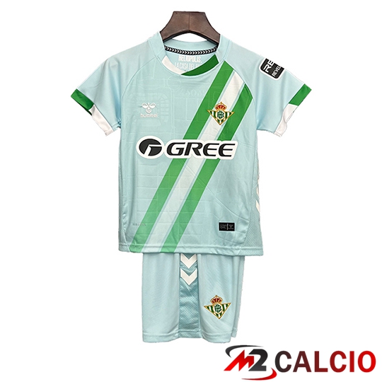 Maglie Calcio Real Betis Bambino Seconda 2025/2026  Maglie Calcio Real Betis Bambino Seconda 2025/2026