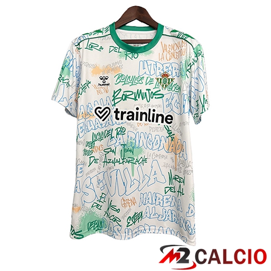 Maglie Calcio Real Betis Special Edition Bianco/Verde 2025/2026  Maglie Calcio Real Betis Special Edition Bianco/Verde 2025/2026
