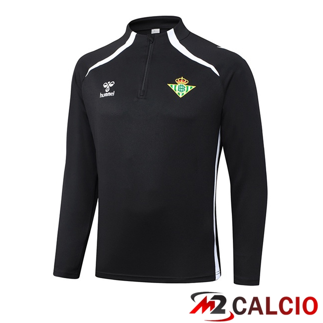 Felpa Allenamento Real Betis Nero 2025/2026  Felpa Allenamento Real Betis Nero 2025/2026