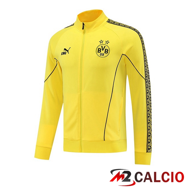 Giacca Calcio Dortmund BVB Giallo 2025/2026  Giacca Calcio Dortmund BVB Giallo 2025/2026