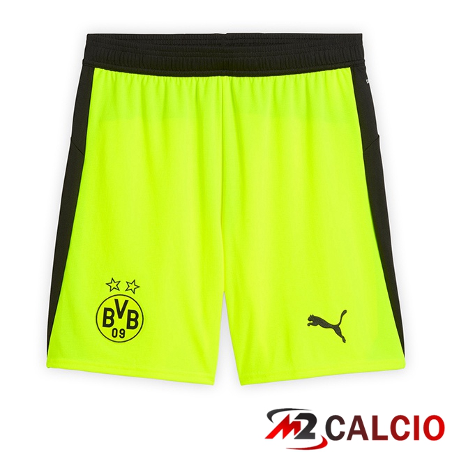 Pantaloncini Calcio Dortmund BVB Seconda Verde 2025/2026  Pantaloncini Calcio Dortmund BVB Seconda Verde 2025/2026