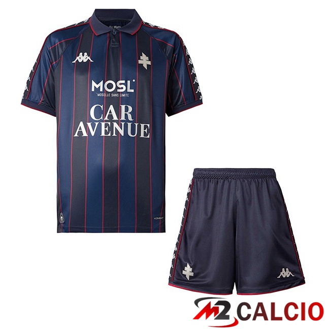 Maglie Calcio FC Metz Bambino Terza Nero 2025/2026  Maglie Calcio FC Metz Bambino Terza Nero 2025/2026