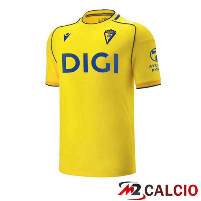 Maglie Calcio Cadiz CF Prima Giallo 2025/2026  Maglie Calcio Cadiz CF Prima Giallo 2025/2026