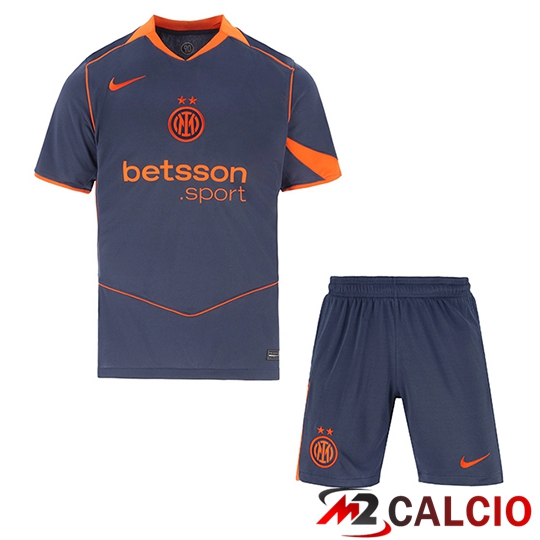 Maglie Calcio Inter Milan Bambino Terza 2025/2026  Maglie Calcio Inter Milan Bambino Terza 2025/2026