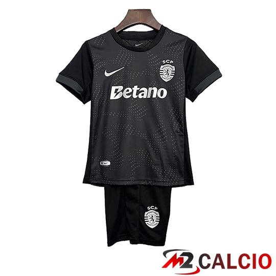 Maglie Calcio Sporting SCP Bambino Seconda 2025/2026  Maglie Calcio Sporting SCP Bambino Seconda 2025/2026